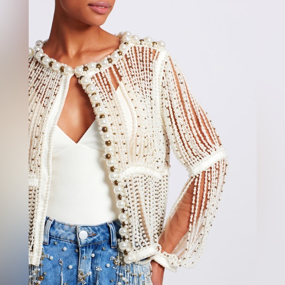 PATBO Fully Beaded Jacket Runway $2,200 - Picture 4 of 12